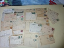 Kleines Lot Postkarten Ganzsachen aus der Zeit vor und  aus dem 1. Weltkrieg