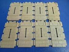 8 x Mauerteil mit Schiess