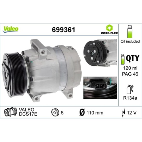 Kompressor klimaanlage valeo - kompressor,