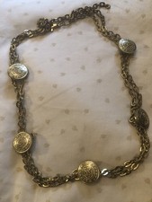 1 Stück Gold Münze Gürtel Kette, Metall Bauchkette Tänzer Vintage verstellbar schwer