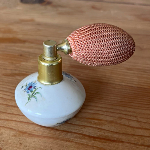 Parfumflakon porzellan weiß - parfumflakon,
