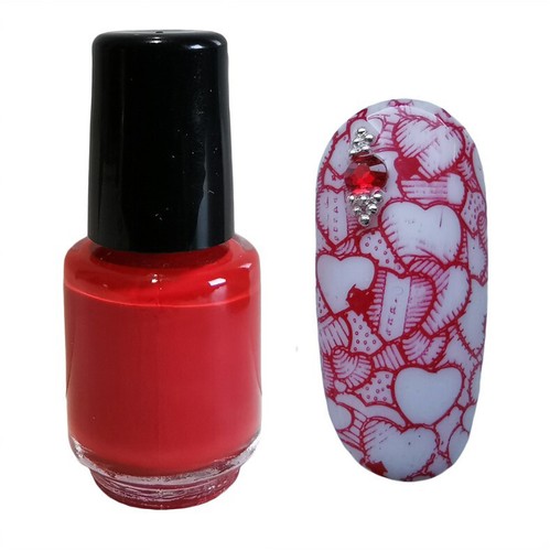 Stamping lack 5ml rot - stamping, 4,5ml