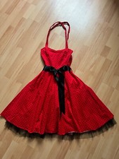 50er Jahre Kleid Damen Gr.42 (40!) Haltertop/ Schulterfrei