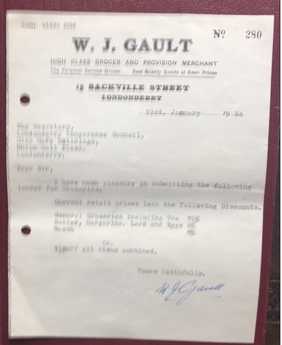 Vintage zitat j gault - w,