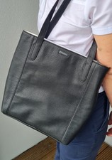 TIGNANELLO, Shopper Bella, Schwarz, Echt Leder, RFID Schutz