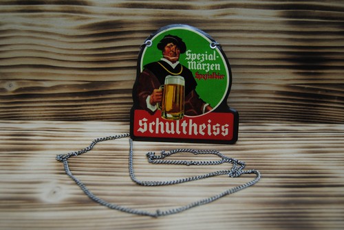 Zapfhahnschild schultheiss - zapfhahnschild,