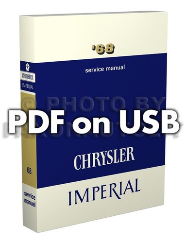 1968 chrysler shop manuell auf - manuell,