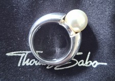 Toller Ring Thomas Sabo mit großer Perle, Silber, Gr. 50-52, neuw. !!!