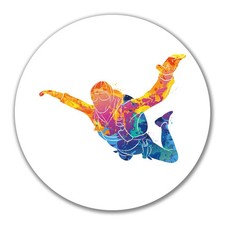 Aufkleber Skydiving bunte