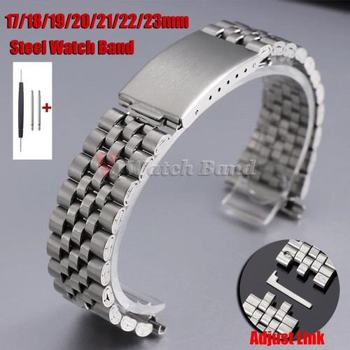 Uhrenarmband edelstahl 23mm - uhrenarmband, 17-23mm