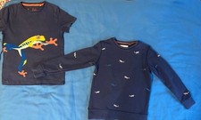 Mini-Boden Sweatshirt Pullover cooles T-Shirt - Doppelpack - 9-10 Jahre, Gr 140