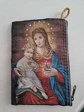 Stoffgeldbeutel mit Motiv, Ethno Boho Geldbeutel mit Reißverschluss 