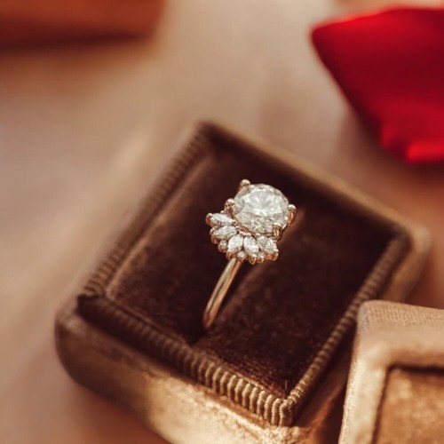 Hochzeit 14k weißgold lab - 14k,