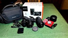 Sony Alpha ILCE-6000Y 24.3 MP Digitalkamera - Schwarz (Kit mit OSS 16-50mm...