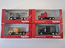 4x Herpa LKW Zugmaschinen