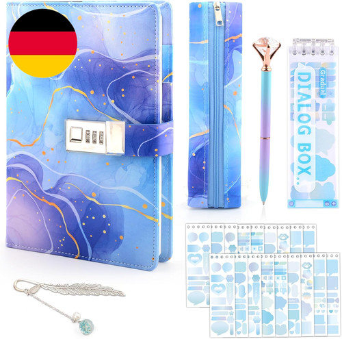 Tagebuch mit schloss geschenke - tagebuch,