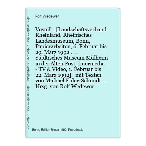 Vostell landschaftsverband - :, [landschaftsverband