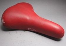 Selle Italia LADY ANATOMIC Saddle / red / 1980ies / 356 g / Damen Donna Sattel