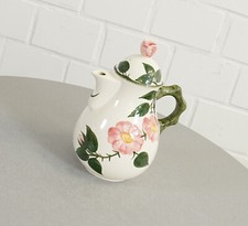 edle Villeroy & Boch Wildrose Keramik Kanne Teekanne Kaffeekanne Vintage 80er J.
