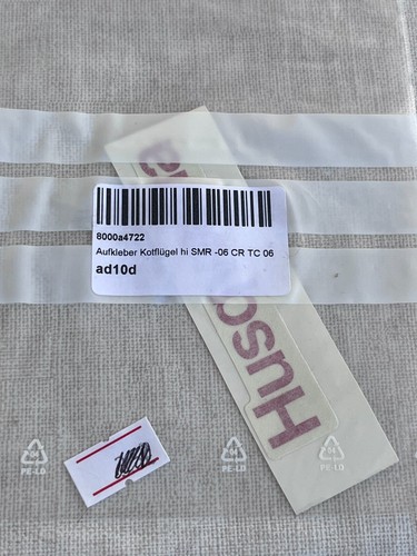 Husqvarna oem sticker