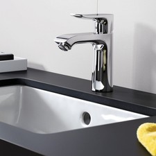 Hansgrohe Metris Waschtischarmatur 110 mit EcoSmart, chrom