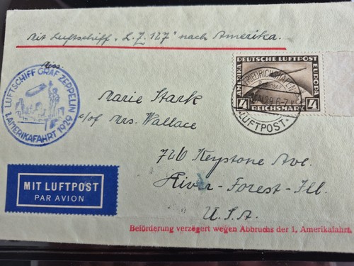 Zeppelin post amerika - post,