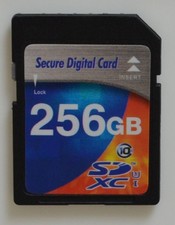 256 GB SD XC Speicherkarte