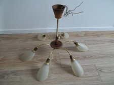 Tütenlampe - 6 Armige Deckenleuchte - 50 er Jahre