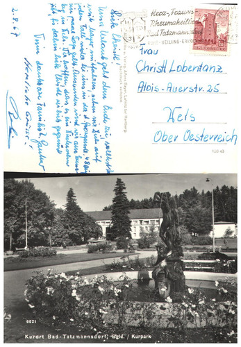 Bad tatzmannsdorf kurpark 1967 - bad,