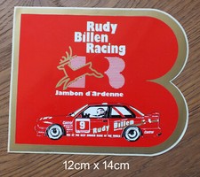 Aufkleber Sticker Rudy Billen Racing Harald Grohs BMW M3 E30 Motorsport DTM 1988
