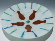 Große moderne Fusingglas-Schale - Ø 45,5 cm       