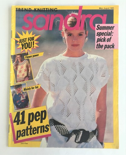 Vintage sandra strickheft - vintage,