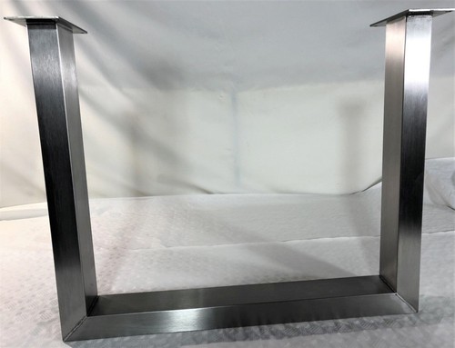 Tischgestell edelstahl form - edelstahl, u-form