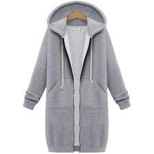 Damen Sweat Jacke Kapuze