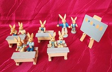 Holz Osterhasenschule
