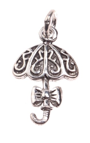 Silber anhã nger - anhÃ¤nger, regenschirm