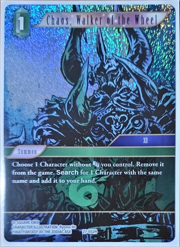 Final fantasy tcg chaos walker - fantasy,