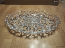 Servierplatte 5 Geteilt 60ger Bis 70er Jahre Mit Kleinem Deckel