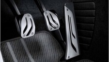 Original BMW M Performance Pedalauflagen Edelstahl 35002232276