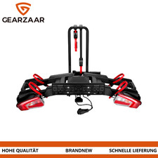 Kupplungs Fahrradträger Heckträger für 2 Fahrräder E-Bikes abklappbar Rulnxxbcfc