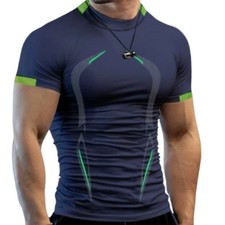 Neu Kurzarm Herren Fitness