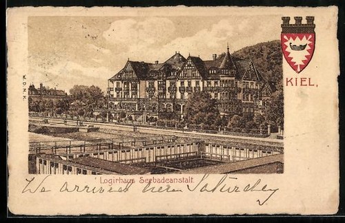 Lithographie kiel logirhaus - kiel,,
