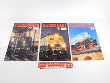 3x Fleischmann H0/Spur N etc Katalog: 75/1975 + 76/1976 + 77/1977, s.g. #CT354-1