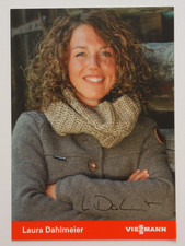 Laura Dahlmeier signierte Autogrammkarte Biathlon