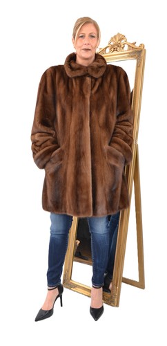 A5985 nerzjacke echt pelz - nerzjacke,