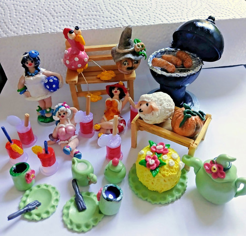 Konvolut puppenstube garten - konvolut,
