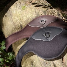 DT Butterfly Sattelgurt Langgurt >Rainer< Atmungsaktiv Anti-rutsch schwarz/braun