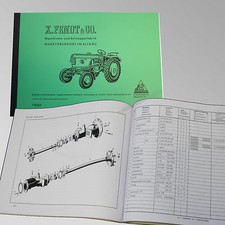 Fendt Ersatzteilliste für Dieselross FL 116 Traktor Schlepper 116001