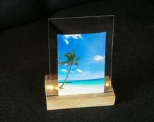 LED Licht Eiche Massiv Holz