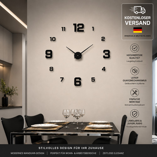 Modern diy wanduhr - diy,